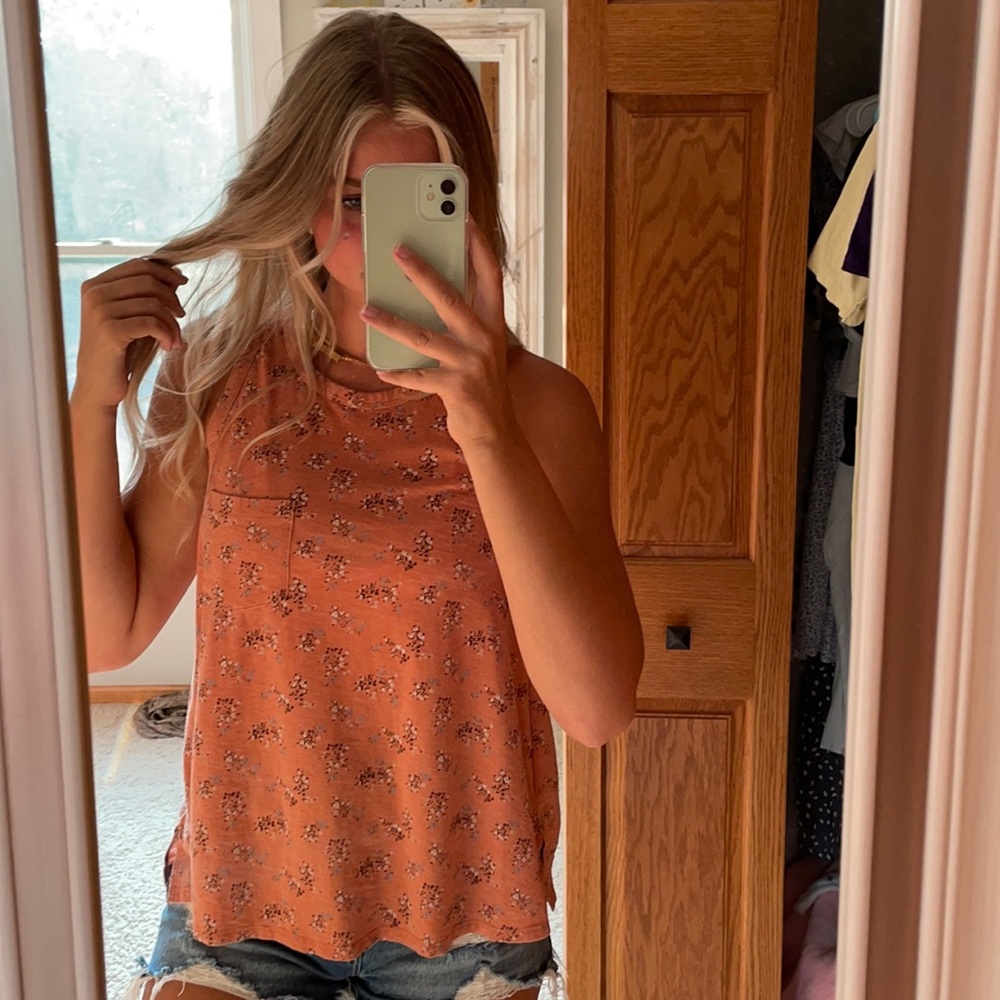 AE floral tank